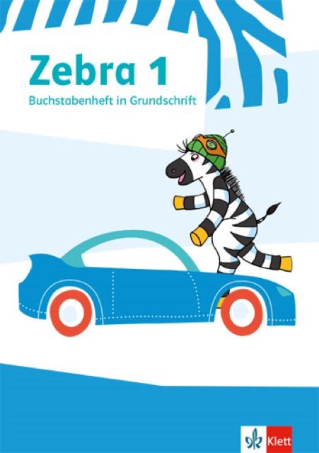 Produktbild Zebra 1. Buchstabenheft in Grundschrift (Deutsch, Ernst Klett Verlag, 2018)