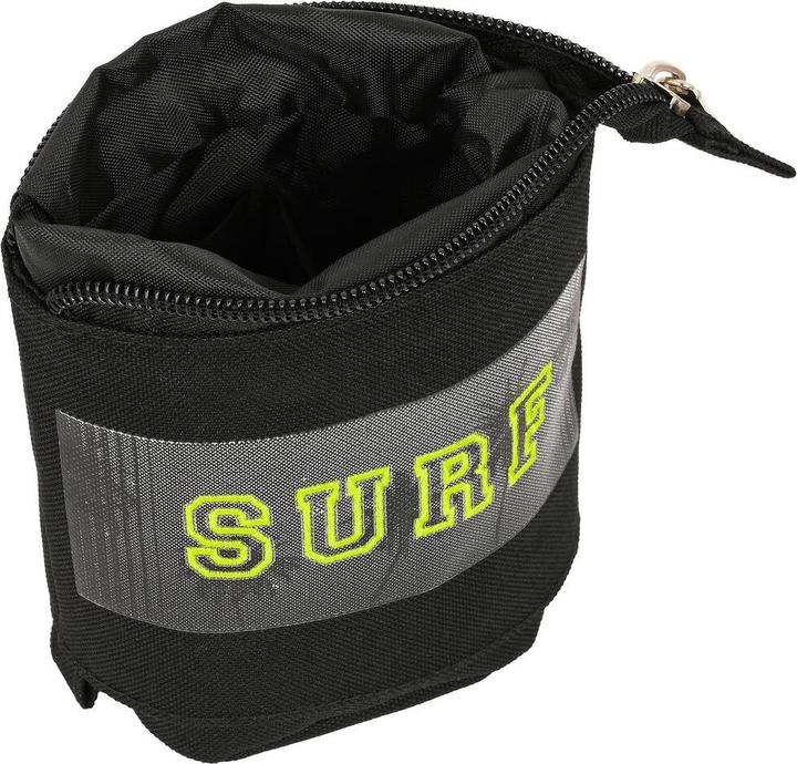 Actual product image Safta Standing pencil case Surf Black (8 x 19 x 6 cm)