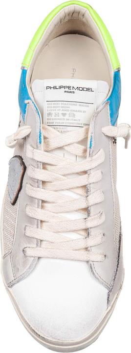 Produktbild Philippe Model sneakers prsx in fabric and leather color white and fluorescent yellow (42)