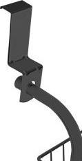 Actual product image Wenko Door shelf black 59.0 x 14.0 x 151.0 cm