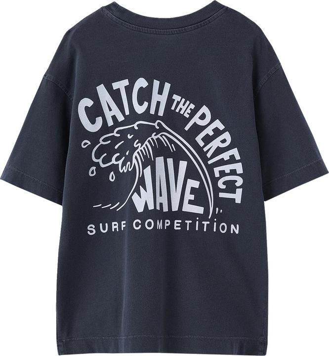 Immagine prodotto Jonen Camicia oversize da ragazzo con stampe e cotone riciclato (128)