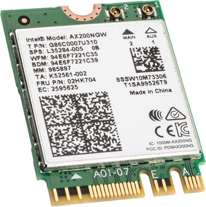 Produktbild Intel AX200.NGWG mit vPro (M.2 A Key, M.2 E Key)