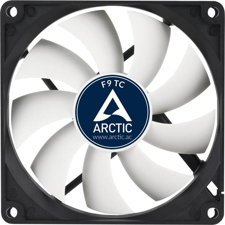 Actual product image Arctic F9 TC fan (92 mm, 1 x)