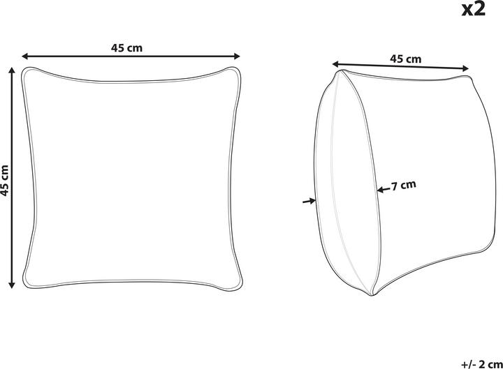 Actual product image Beliani Lonicera (45 x 45 cm)
