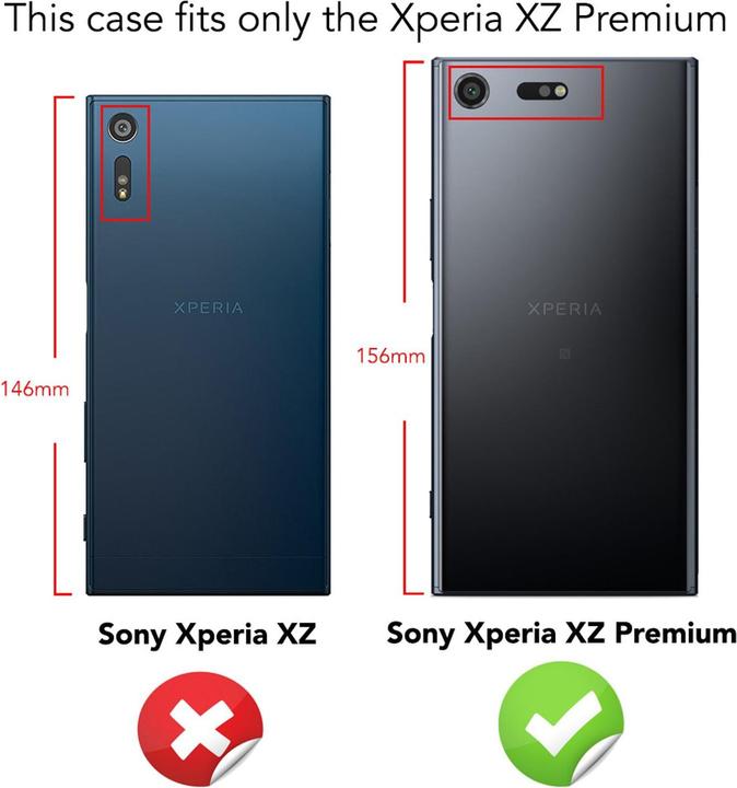 Immagine prodotto Nalia Copri cellulare (Sony Xperia XZ Premium)