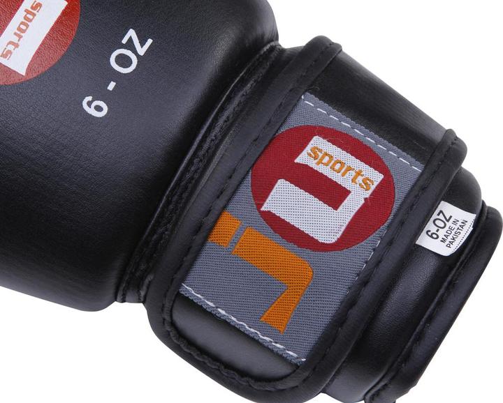 Produktbild Ju-Sports Boxhandschuhe Kinder schwarz (8 OZ)