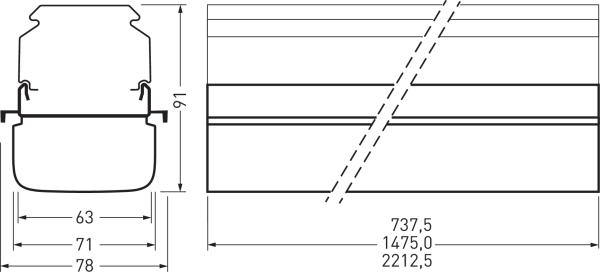 Produktbild Trilux 7651IP HE PW 60-840E (Weiss)