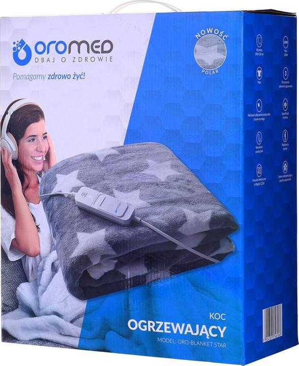 Actual product image ORO Oro-Blanket Star heating blanket (180 x 130 cm)