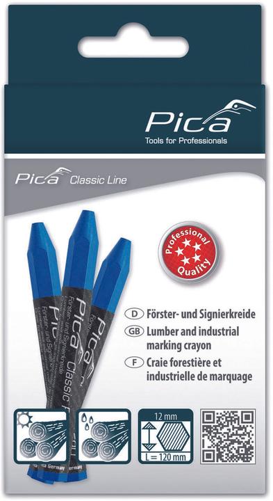 Pica Forester and marking chalk (Blue, 12 x)