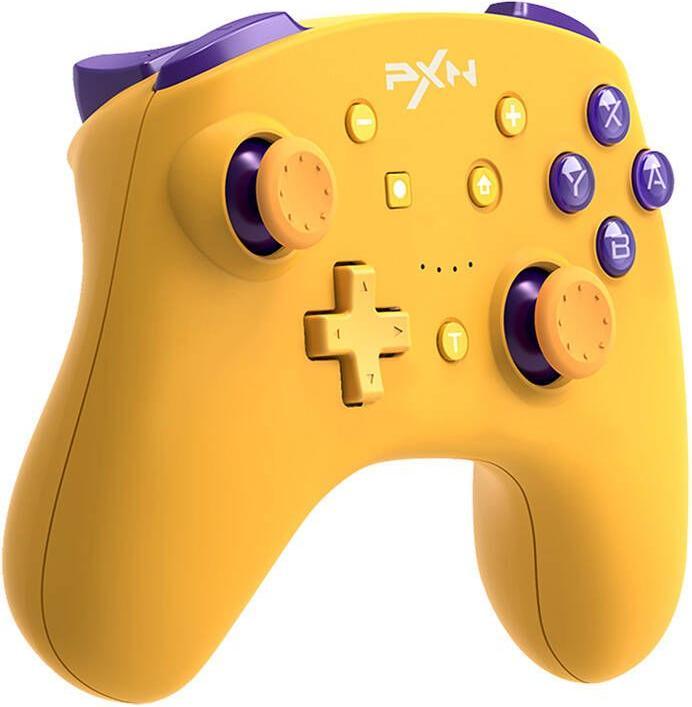 Actual product image PXN Bezdrátový gamepad NSW PXN-9607X HALL (žlutá) (PC)