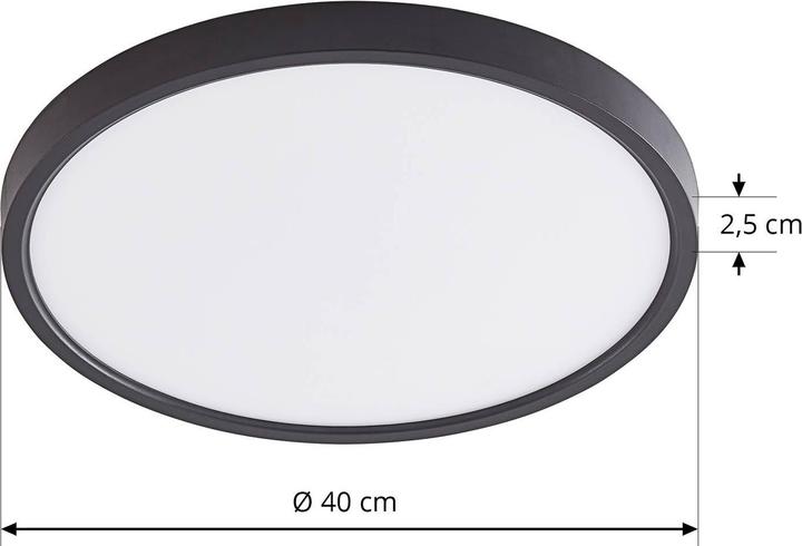 Image du produit Lindby Plafonnier LED Pravin Ø 40 cm 3.000 K (2200 lm)