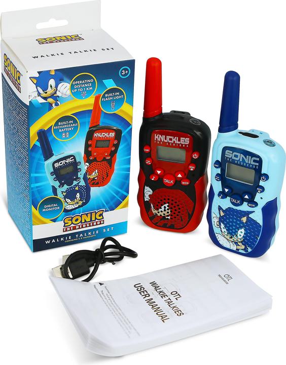 Actual product image OTL Children's walkie-talkies with 1 km range, long playing time with powerful Li-Ion batteries (1 km)
