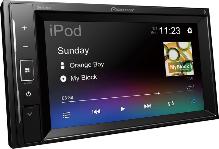 Externes Mikrofon, 1x Pioneer DMH-A240BT 2 DIN