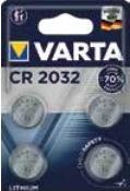 Actual product image Varta CR2032 (4 pcs., CR2032, 230 mAh)