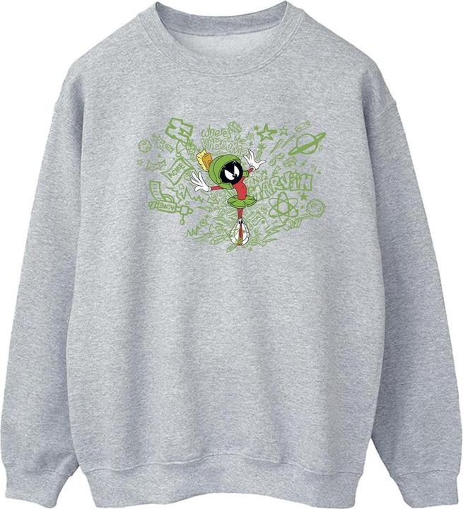 Looney Tunes ACME Doodles Marvin Martian Sweatshirt (L)