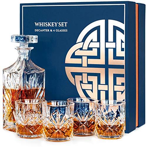 Produktbild Kooltho Whisky Karaffe und Gläser (3 dl, 1 x, Whiskygläser)