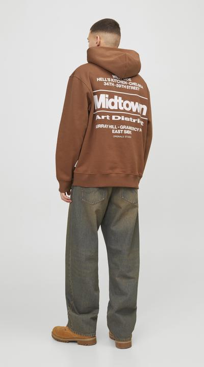 Actual product image Jack & Jones Jorurban Edge Graphic Sweat Hood Ln (XXL)