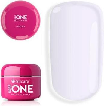 Actual product image Silcare Gel Base On Builder Gel Violet 30G (Violet, Base coat)