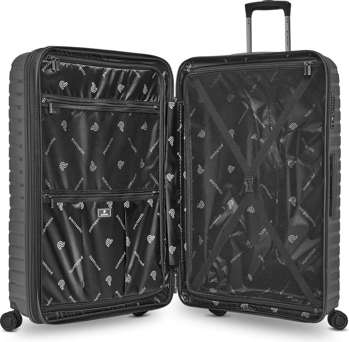 Actual product image Pactastic Collection 04 THE LARGE + 4-wheel trolley L 75 cm with stretch fold (109 l, L (90 - 115l))