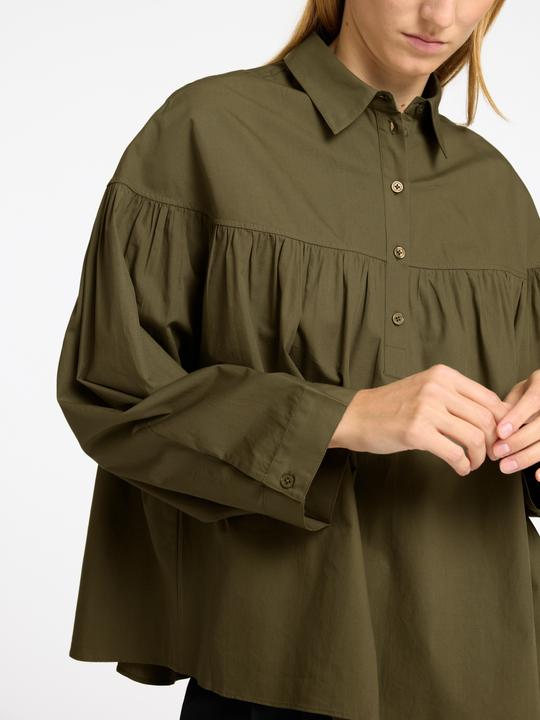 Produktbild Selected Femme 100% Baumwoll Langarmbluse (36)