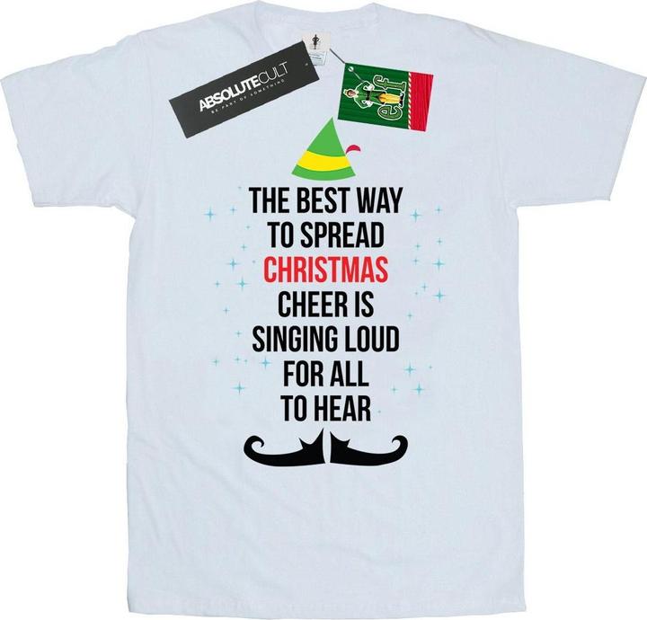 Elf Christmas Cheer Text TShirt (3XL)