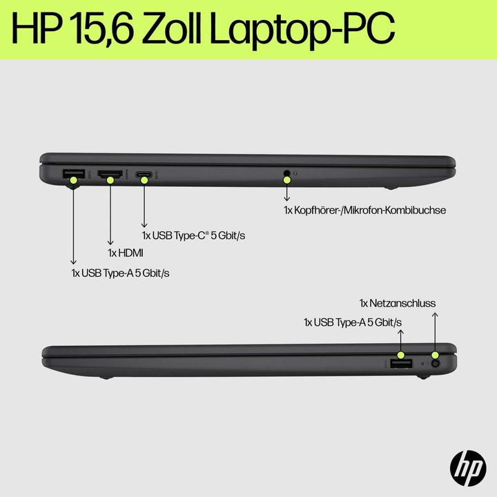 Produktbild HP 15-fd0517ng 39,6cm (15,6 ) N100 8GB 512GB (15.60", 8 GB, 512 GB, DE)