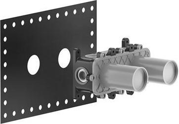 Produktbild Gessi Unterputz-Körper 1/2 Thermostat für Wanne/Dusche für 1-3 Wege, bei 1-Weg Ausgang links, bei
