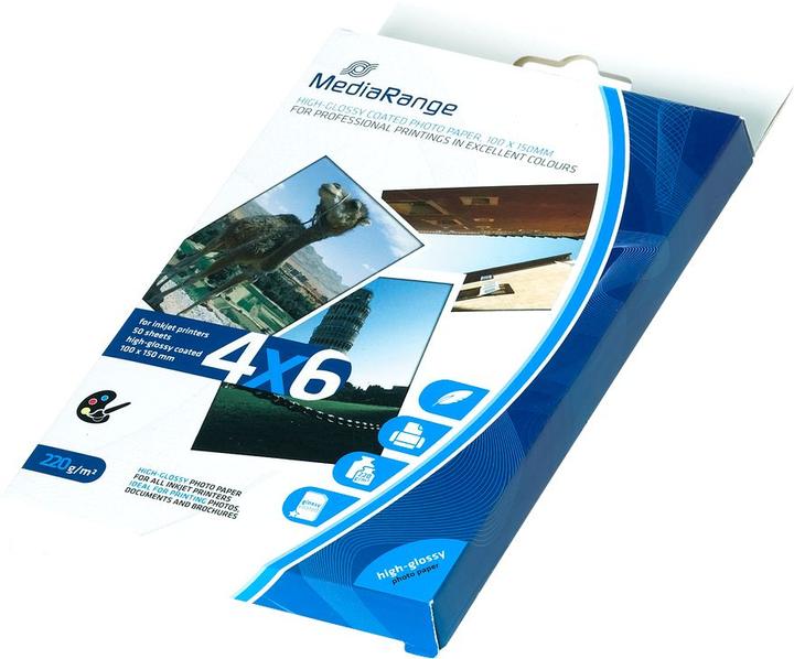 Actual product image MediaRange High gloss (220 g/m², 10 x 15 cm, 50 x)