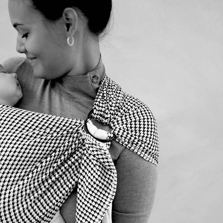 Actual product image Studio Romeo Ring Sling Baby Carrier - Moss