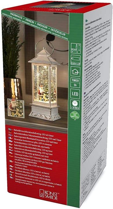 Actual product image Konstsmide LED Lantern Santa Claus