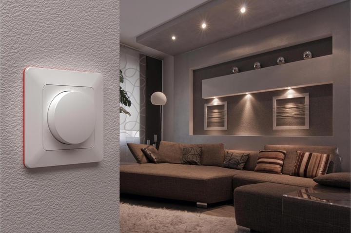 Actual product image Modino UP LED rotary dimmer phase section 15-450W