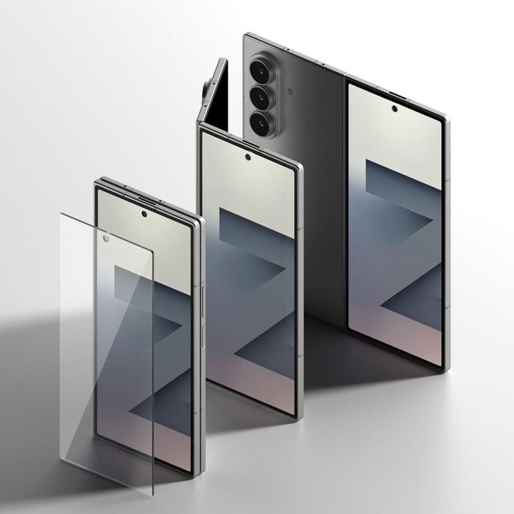 Produktbild Ringke - Cover Display Easy Slide Tempered Glass (2 pack) - Samsung Galaxy Z Fold7 - Clear (2 Stück, Samsung Galaxy Z Fold7)
