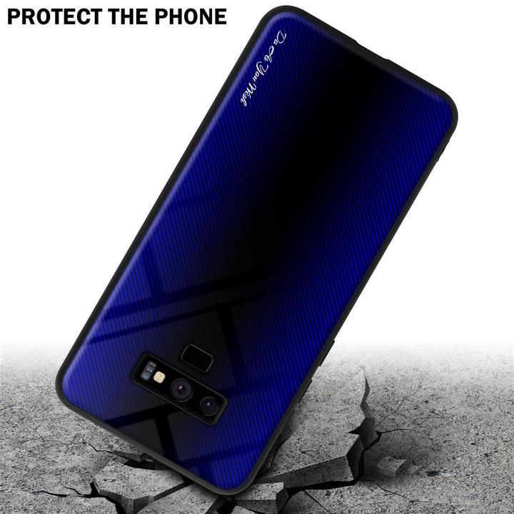 Productafbeelding Cadorabo TPU gestreepte glasplaat (Samsung Galaxy Note 9)