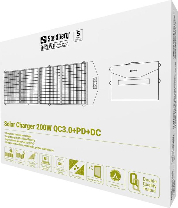 Actual product image Sandberg Solar Charger (200 W, 8.20 kg)