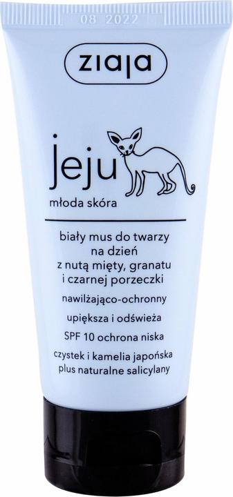 Image du produit Ziaja Jeju White Face Mousse Hydratante Crème de Jour - Crème quotidienne pour le visage (50 ml, Crème de jour, Jusqu'à SPF 10)