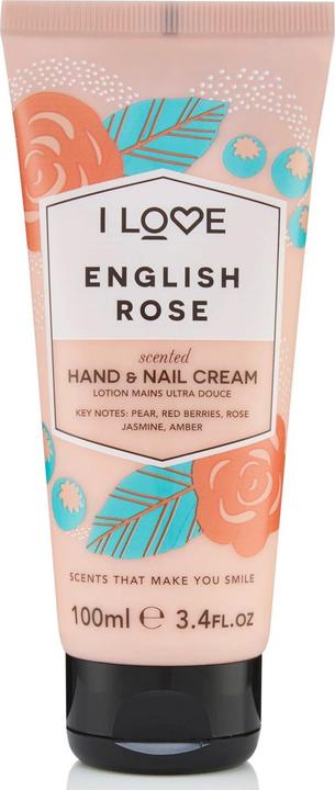 I Love... Crème pour les mains English Rose Hand & Nail Cream 100 ml (100 ml)