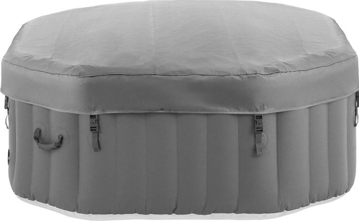 Produktbild Uniprodo Aufblasbarer Whirlpool 4 Personen Outdoor Whirlpool Abdeckung 110 Düsen 600 L (4 Pers.)