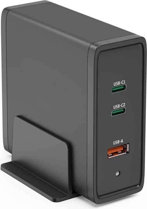 Actual product image Hama Universal USB-C charging station, GaN, 3 ports, Power Delivery (PD), 5-28V/140W (140 W)