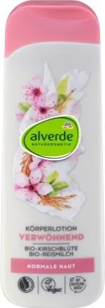 Produktbild dm alverde Körperlotion Bio-Kirschblüte, Bio-Reismilch (Körperlotion)