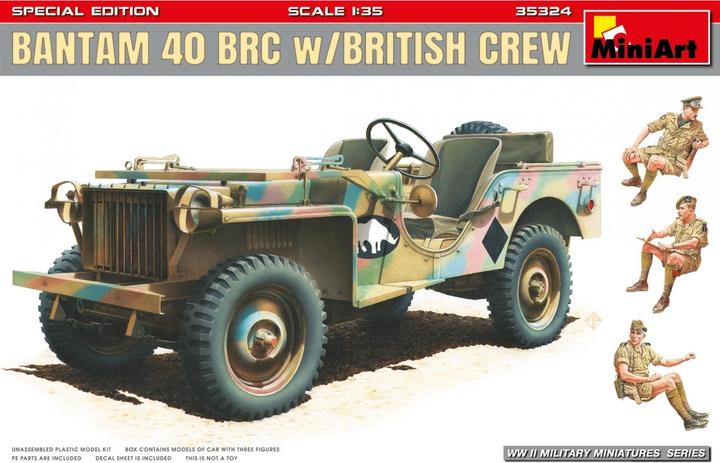 Produktbild Mini art Bantam 40 BRC w/British Crew. Special Edition