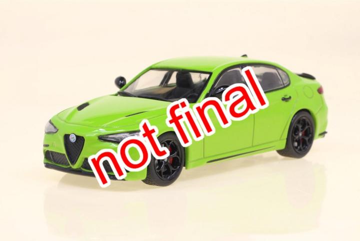 Actual product image Solido 1:43 Alfa Romeo Giulia green
