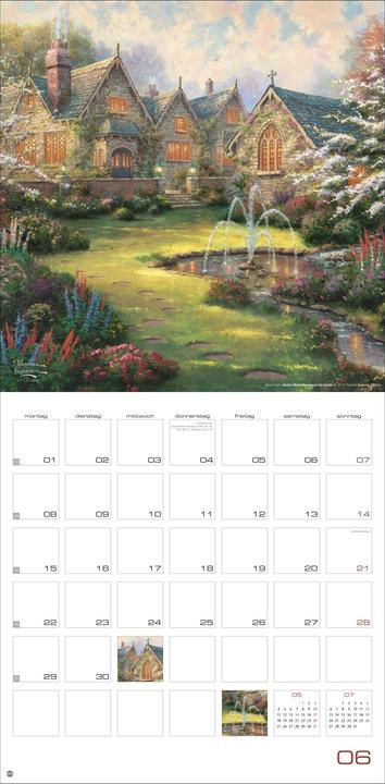 Produktbild Thomas Kinkade: Land of Light Broschurkalender 2026 (29.5 x 30 cm, Harter Einband, Deutsch)