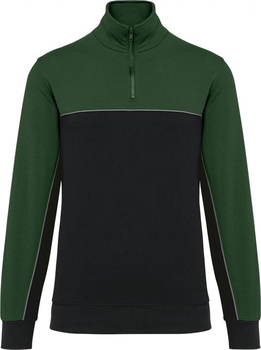 Kariban Sweatshirt umweltfreundlicher Reissverschlusskragen