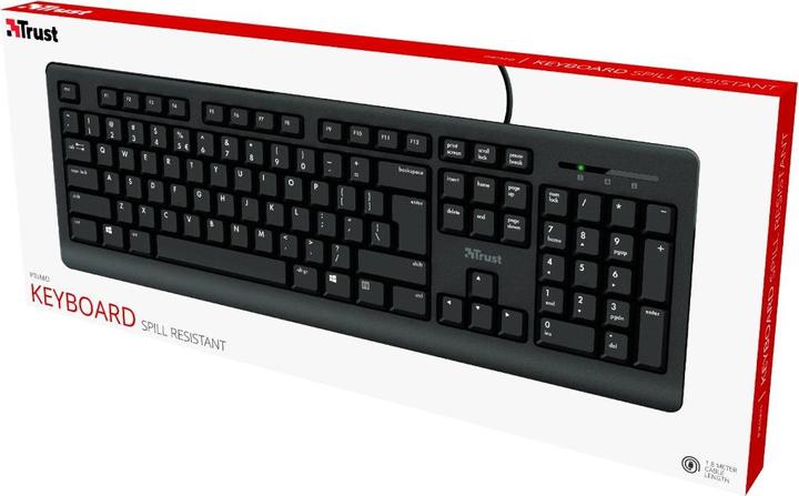 Actual product image Trust Primo Keyboard USB QWERTY US English Black (US, Cable)