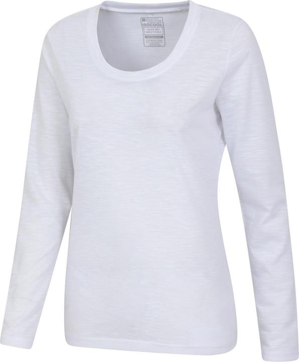 Actual product image Mountain Warehouse Womens/Ladies Agra Slub Long-Sleeved Top (38)