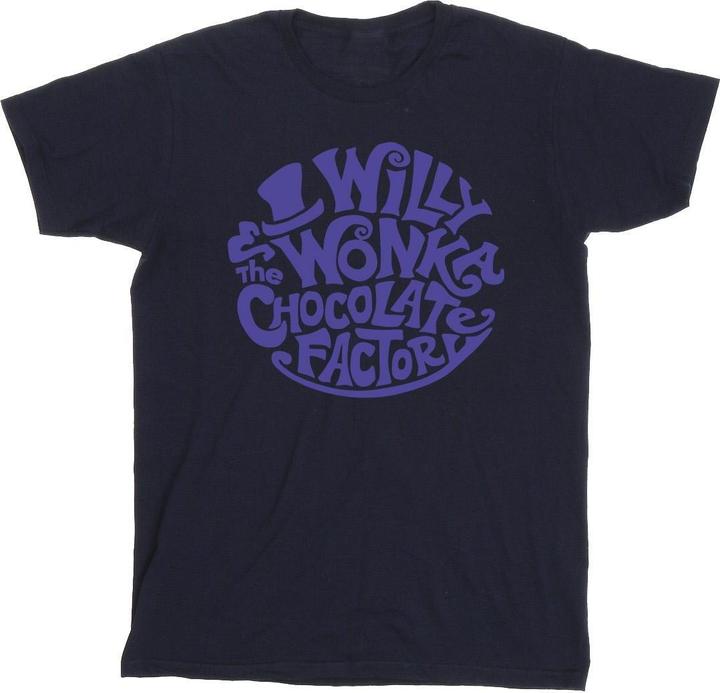 Willy Wonka & the Chocolate Factory Typed Logo TShirt Mädchen