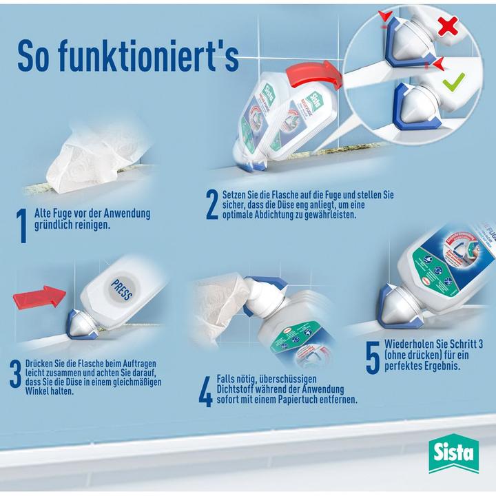 Produktbild Sista Neue Fuge (0.16 kg, White, 80 ml)