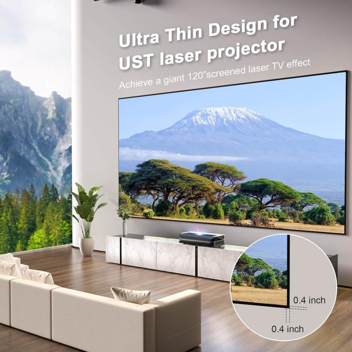 Produktbild AWOL Vision Cinematic ALR Beamer Leinwand, 120" 267,6 x 151,4 x 2,5 cm (120", 16:9)