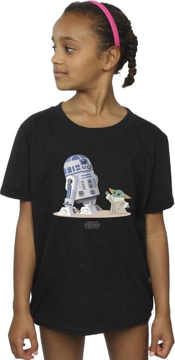Produktbild Star Wars The Mandalorian R2D2 And Grogu TShirt Mädchen (128)