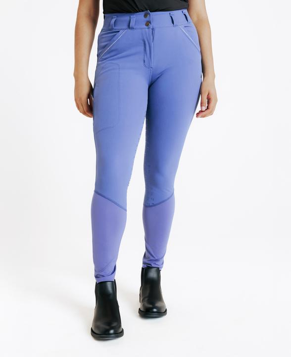 Fouganza Reithose 900 Full Grip Damen blau (XL)
